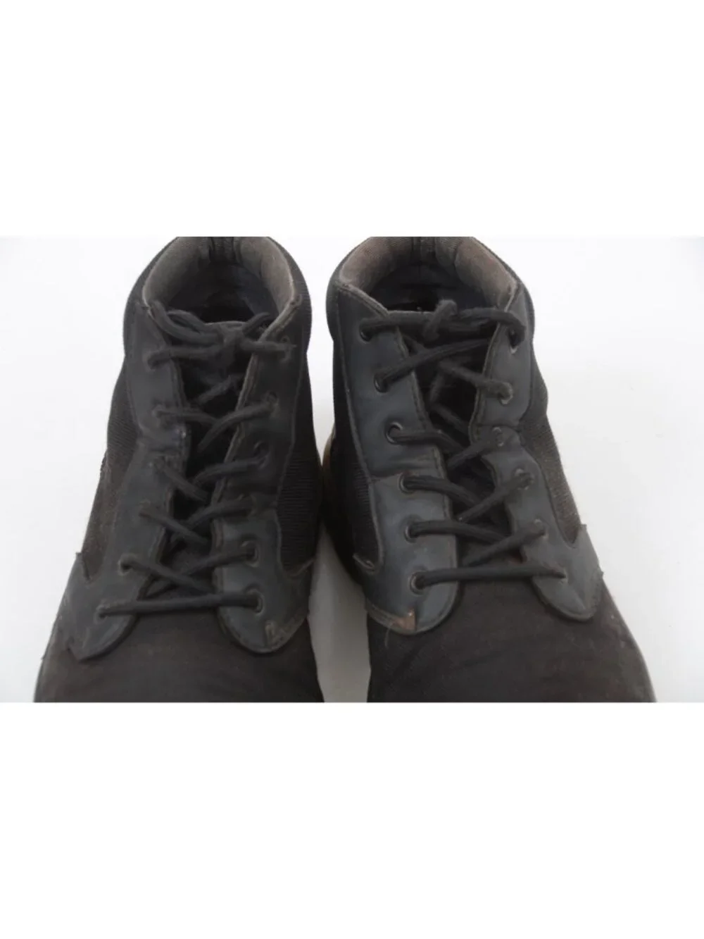 Dr. Martens Bonny Boots Men's 10 Women's 11 Black AirWair Nylon Leather Combat